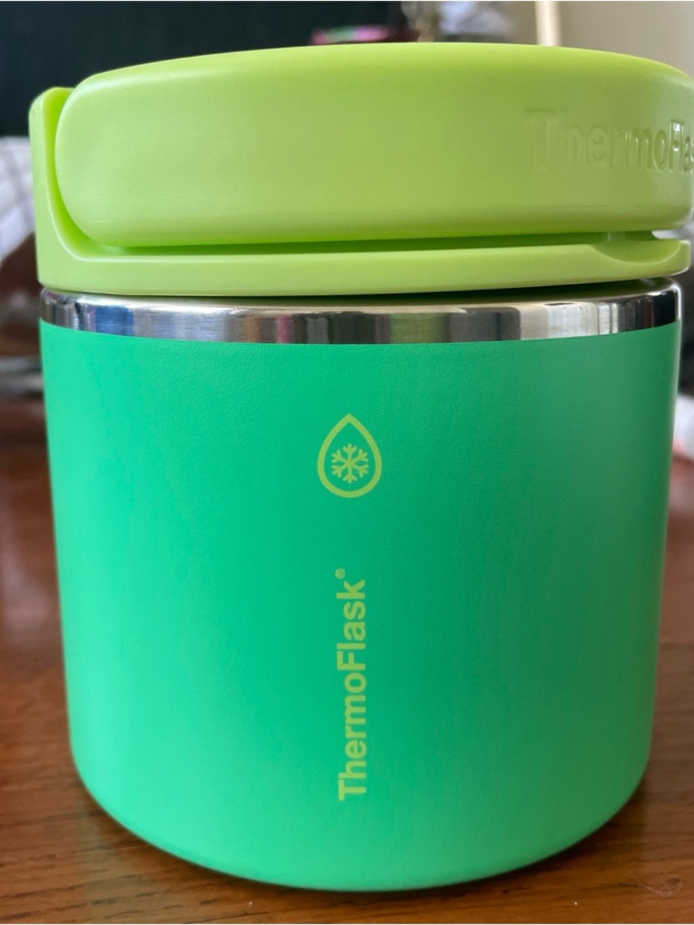 ThermoFlask Green Stainless Steel‎ Insulated Vacuum Flask Twist Lid 20 oz